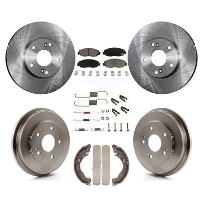 [Avant + Arrière] Kit de Disque et plaquette (céramique) de frein pour 2011 Honda Civic GX K8C-102278