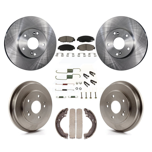 [Avant + Arrière] Kit de Disque et plaquette (céramique) de frein pour 2011 Honda Civic GX K8C-102278