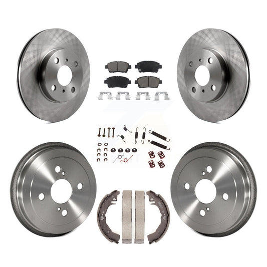 [Avant + Arrière] Kit de Disque et plaquette (céramique) de frein pour 2001-2005 Toyota Echo K8C-102279