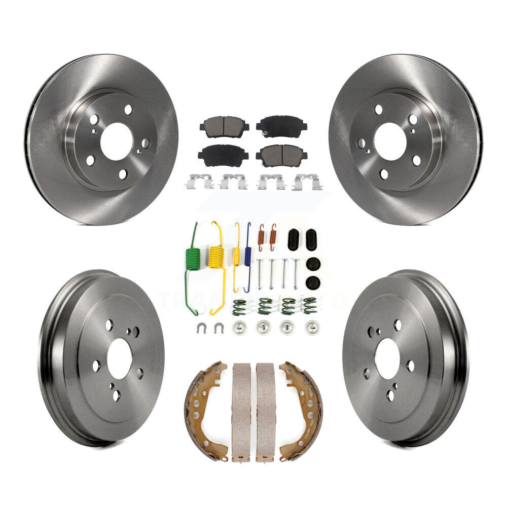 [Avant + Arrière] Kit de Disque et plaquette (céramique) de frein pour 2008 Toyota Prius K8C-102280