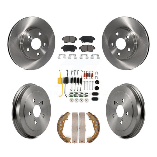 [Avant + Arrière] Kit de Disque et plaquette (céramique) de frein pour 2004-2007 Toyota Prius K8C-102281