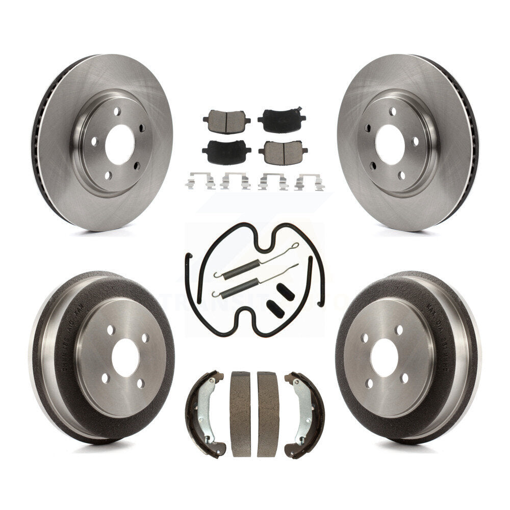 [Avant + Arrière] Kit de Disque et plaquette (céramique) de frein pour 2006 Pontiac Pursuit avec Brakes K8C-102289