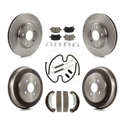 [Avant + Arrière] Kit de Disque et plaquette (céramique) de frein pour 2006 Pontiac Pursuit avec Brakes K8C-102289
