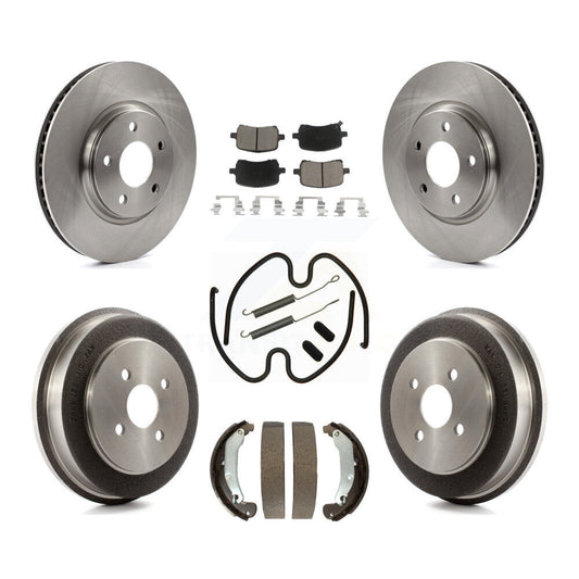 [Avant + Arrière] Kit de Disque et plaquette (céramique) de frein pour 2006 Pontiac Pursuit avec Brakes K8C-102289
