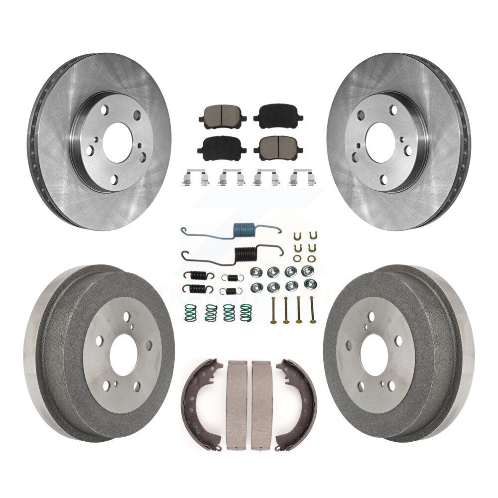 [Avant + Arrière] Kit de Disque et plaquette (céramique) de frein pour 1999-2001 Toyota Solara 2.2L K8C-102294