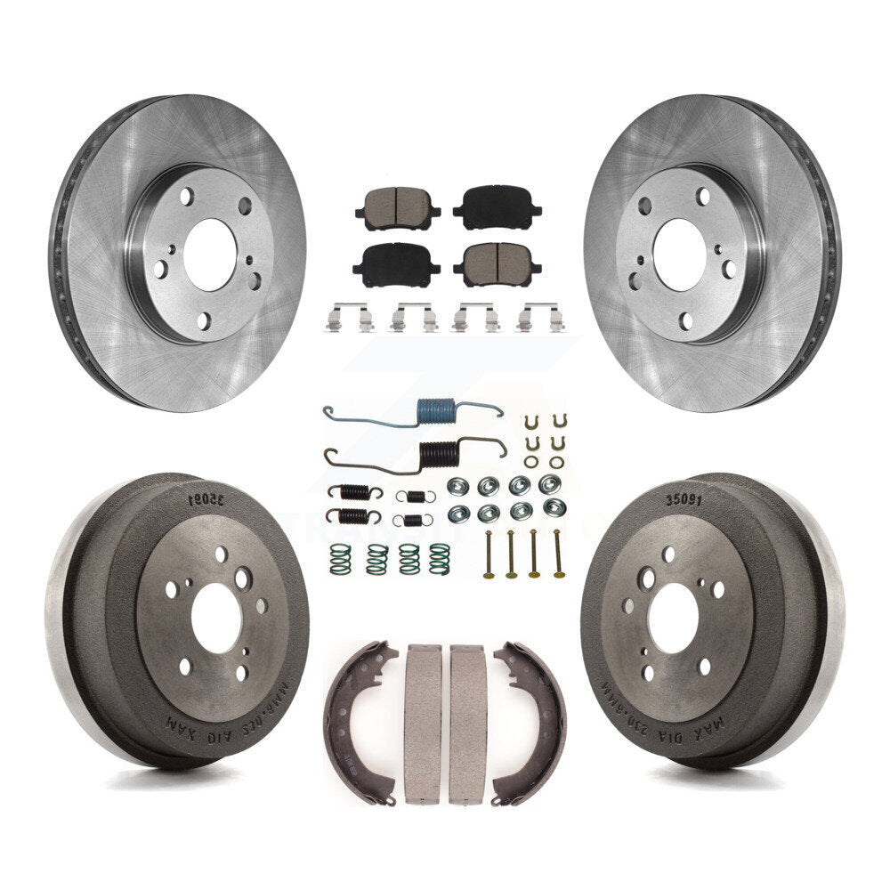 [Avant + Arrière] Kit de Disque et plaquette (céramique) de frein pour 2002-2003 Toyota Solara 2.4L K8C-102295
