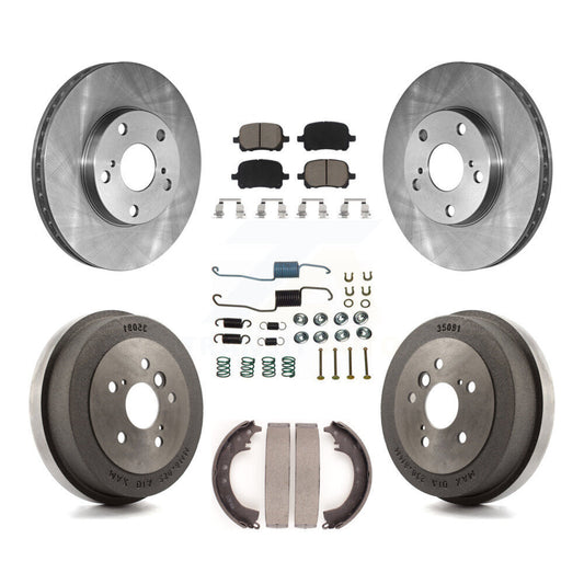 [Avant + Arrière] Kit de Disque et plaquette (céramique) de frein pour 2002-2003 Toyota Solara 2.4L K8C-102295