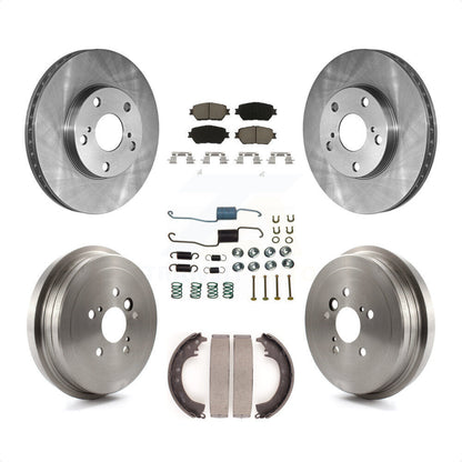 [Avant + Arrière] Kit de Disque et plaquette (céramique) de frein pour 2005-2006 Toyota Camry Base LE Vehicles Manufactured In Japan K8C-102299 par Transit Auto