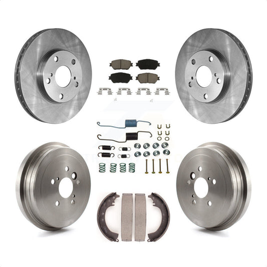 [Avant + Arrière] Kit de Disque et plaquette (céramique) de frein pour 2005-2006 Toyota Camry Base LE Vehicles Manufactured In Japan K8C-102299 par Transit Auto