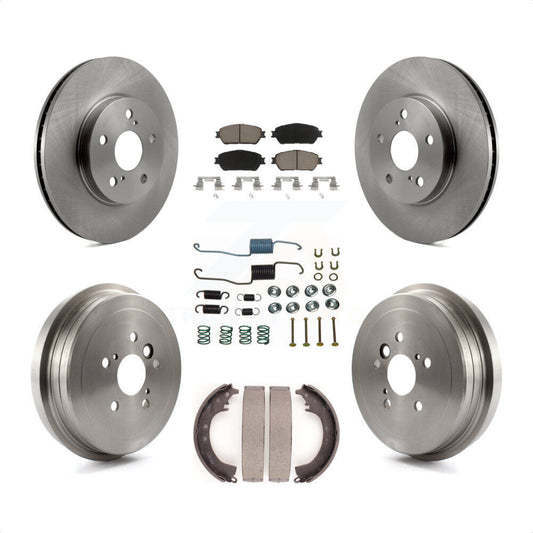 [Avant + Arrière] Kit de Disque et plaquette (céramique) de frein pour 2005-2006 Toyota Camry SE XLE Vehicles Manufactured In Japan K8C-102301 par Transit Auto