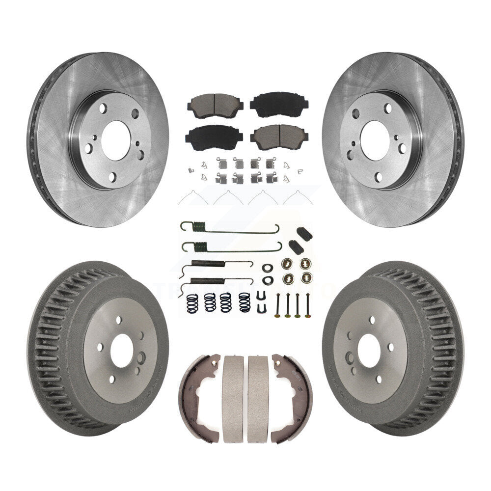 [Avant + Arrière] Kit de Disque et plaquette (céramique) de frein pour 1998-2003 Toyota Sienna K8C-102302