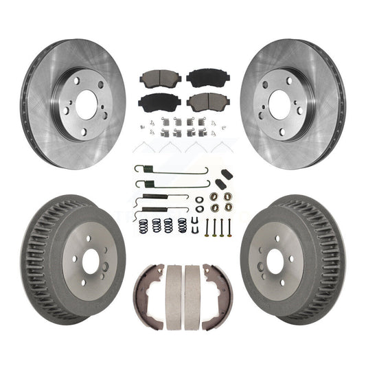 [Avant + Arrière] Kit de Disque et plaquette (céramique) de frein pour 1998-2003 Toyota Sienna K8C-102302