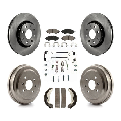 [Avant + Arrière] Kit de Disque et plaquette (céramique) de frein pour Chevrolet Aveo Spark Aveo5 Pontiac G3 Suzuki Wave Wave5 Swift+ K8C-102303