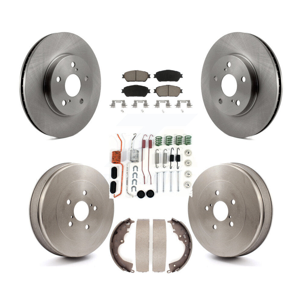 [Avant + Arrière] Kit de Disque et plaquette (céramique) de frein pour 2004-2010 Toyota Sienna K8C-102306