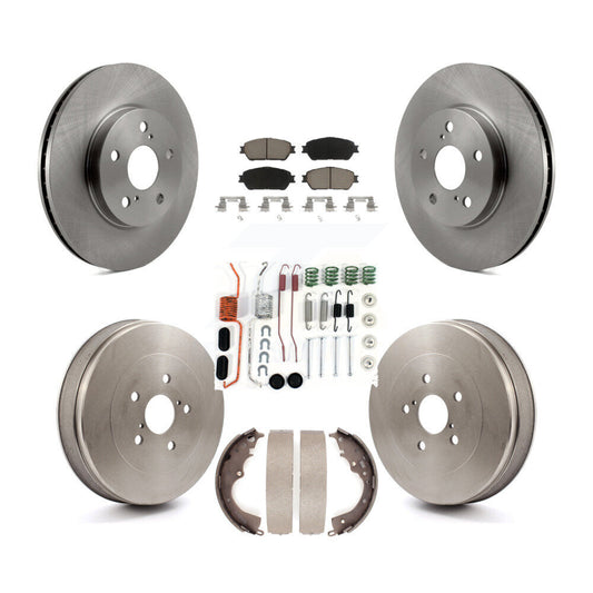 [Avant + Arrière] Kit de Disque et plaquette (céramique) de frein pour 2004-2010 Toyota Sienna K8C-102306