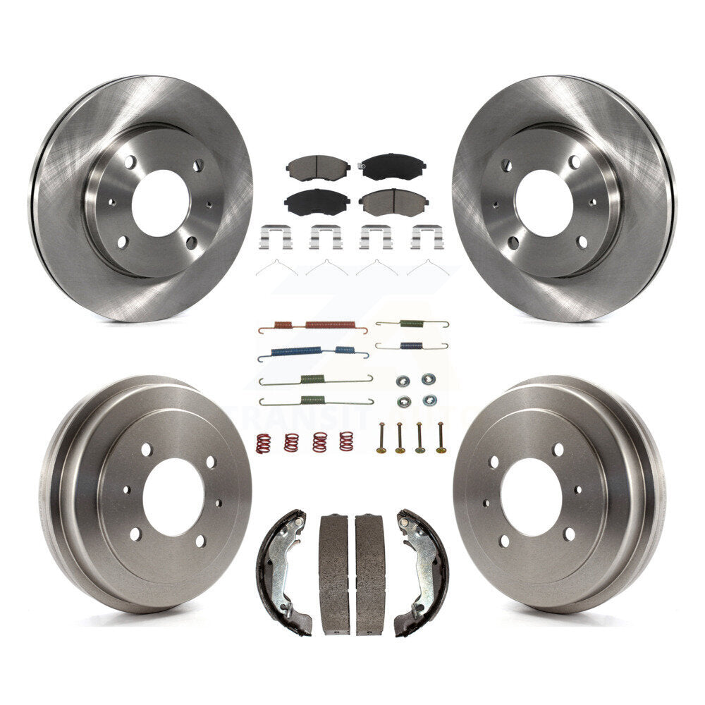 [Avant + Arrière] Kit de Disque et plaquette (céramique) de frein pour Hyundai Elantra rear brakes K8C-102308