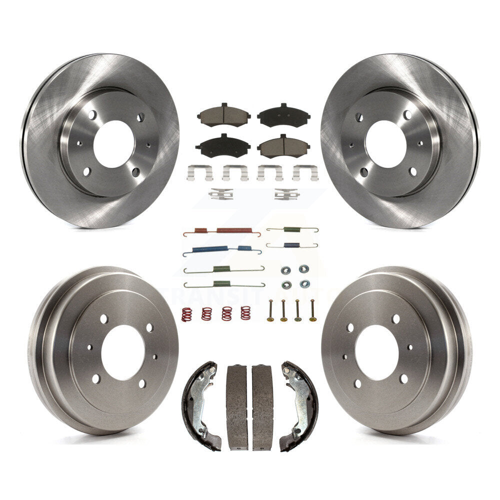 [Avant + Arrière] Kit de Disque et plaquette (céramique) de frein pour Hyundai Elantra rear brakes K8C-102309