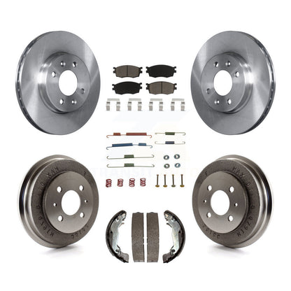 [Avant + Arrière] Kit de Disque et plaquette (céramique) de frein pour 2006 Hyundai Accent Sedan To 09 30 05 K8C-102312
