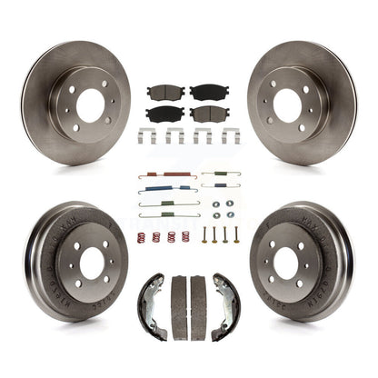 [Avant + Arrière] Kit de Disque et plaquette (céramique) de frein pour 2006 Hyundai Accent Hatchback To 09 30 05 K8C-102313