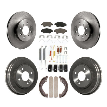 [Avant + Arrière] Kit de Disque et plaquette (céramique) de frein pour Honda Fit K8C-102314