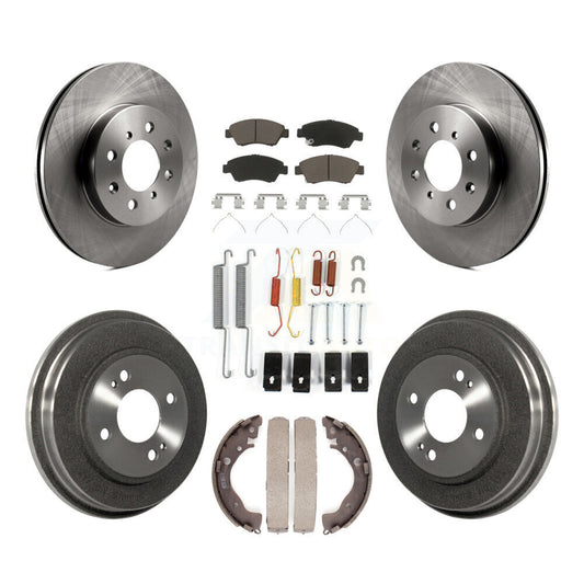[Avant + Arrière] Kit de Disque et plaquette (céramique) de frein pour Honda Fit K8C-102314