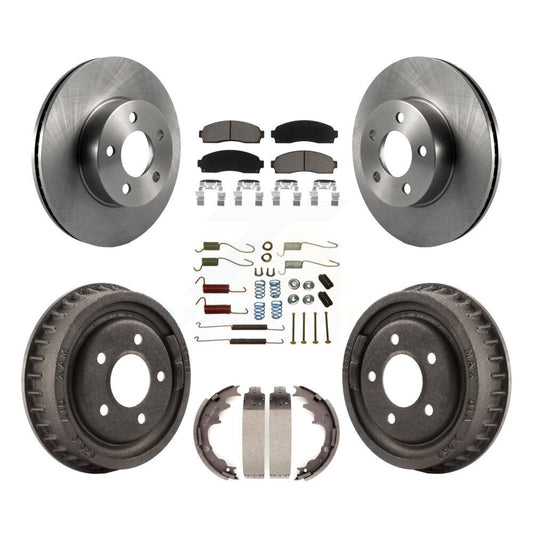 [Avant + Arrière] Kit de Disque et plaquette (céramique) de frein pour Ford Ranger Mazda B4000 avec 9" Diameter K8C-102316