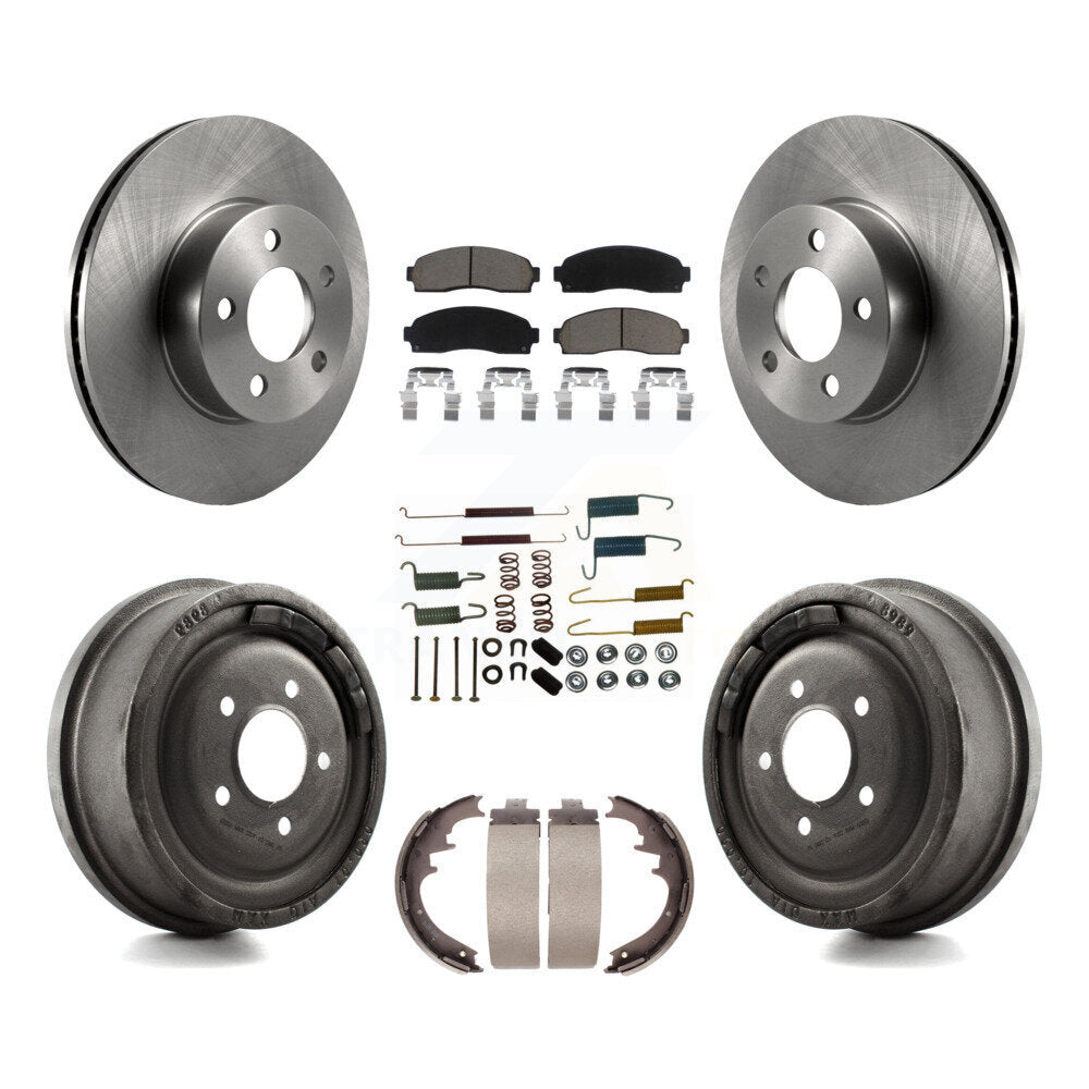 [Avant + Arrière] Kit de Disque et plaquette (céramique) de frein pour Ford Ranger Mazda B4000 avec 10" Diameter K8C-102317