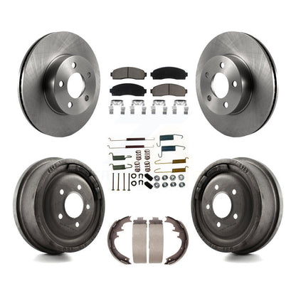 [Avant + Arrière] Kit de Disque et plaquette (céramique) de frein pour Ford Ranger Mazda B4000 avec 10" Diameter K8C-102317