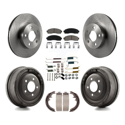 [Avant + Arrière] Kit de Disque et plaquette (céramique) de frein pour Ford Ranger Mazda B4000 avec 10" Diameter K8C-102317