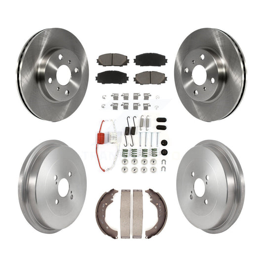 [Avant + Arrière] Kit de Disque et plaquette (céramique) de frein pour Toyota Prius C Scion iQ K8C-102319