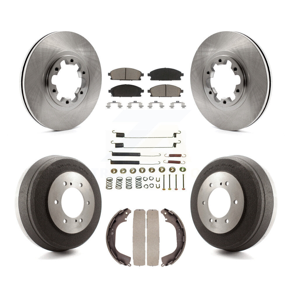 [Avant + Arrière] Kit de Disque et plaquette (céramique) de frein pour Nissan Pathfinder INFINITI QX4 K8C-102321