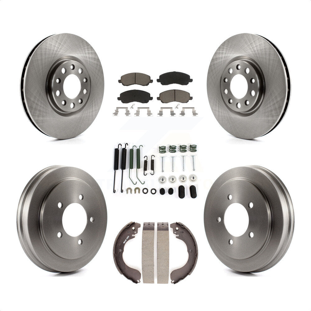 [Avant + Arrière] Kit de Disque et plaquette (céramique) de frein pour 2017 Jeep Compass rear brakes avec 305mm Diameter Rotor K8C-102322 par Transit Auto