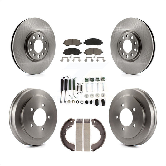 [Avant + Arrière] Kit de Disque et plaquette (céramique) de frein pour 2017 Jeep Compass rear brakes avec 305mm Diameter Rotor K8C-102322 par Transit Auto