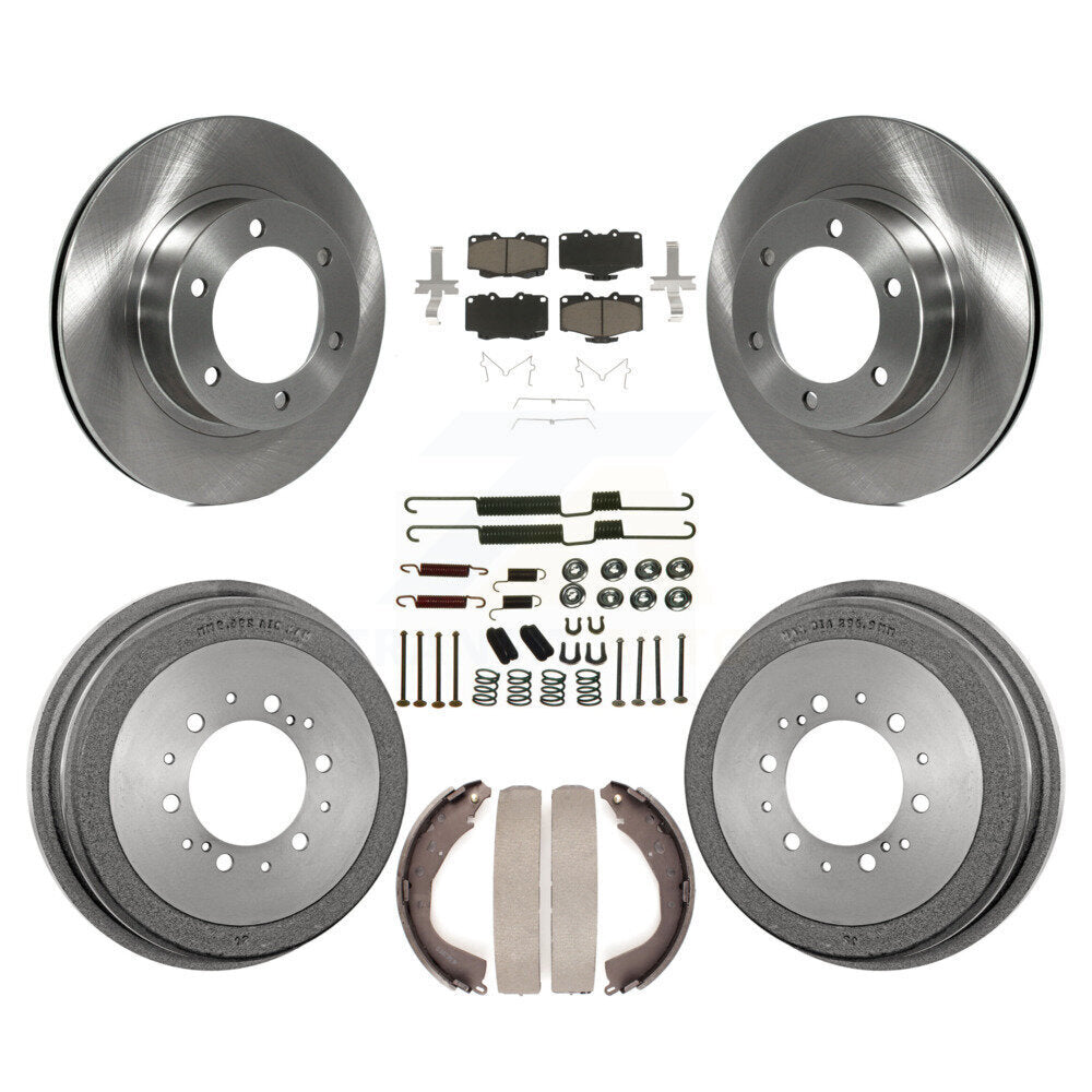 [Avant + Arrière] Kit de Disque et plaquette (céramique) de frein pour 2001 Toyota 4Runner avec 16" Factory Wheels K8C-102327