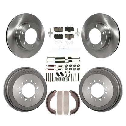 [Avant + Arrière] Kit de Disque et plaquette (céramique) de frein pour 2001 Toyota 4Runner avec 16" Factory Wheels K8C-102327