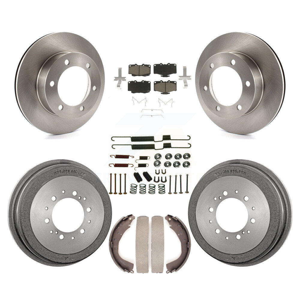 [Avant + Arrière] Kit de Disque et plaquette (céramique) de frein pour 2001 Toyota 4Runner avec 15" Factory Wheels K8C-102328