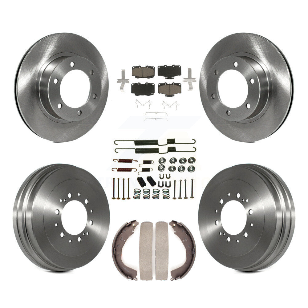 [Avant + Arrière] Kit de Disque et plaquette (céramique) de frein pour 2002 Toyota 4Runner avec 16" Factory Wheels K8C-102329