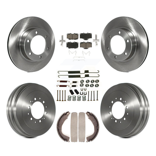 [Avant + Arrière] Kit de Disque et plaquette (céramique) de frein pour 2002 Toyota 4Runner avec 16" Factory Wheels K8C-102329