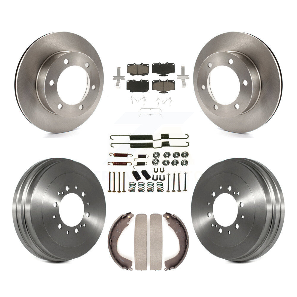 [Avant + Arrière] Kit de Disque et plaquette (céramique) de frein pour 2002 Toyota 4Runner avec 15" Factory Wheels K8C-102330
