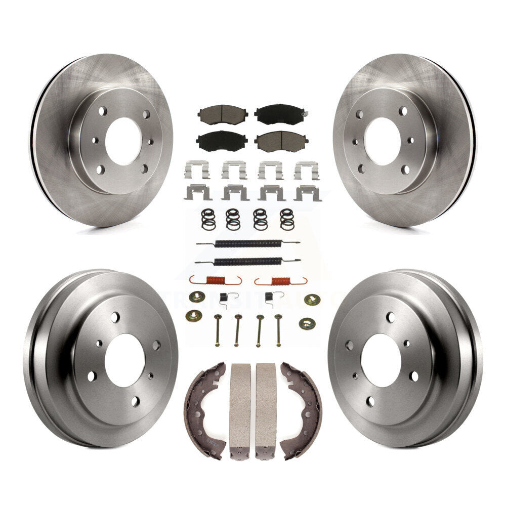 [Avant + Arrière] Kit de Disque et plaquette (céramique) de frein pour 2002-2006 Nissan Sentra 1.8L K8C-102335