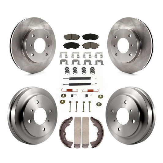 [Avant + Arrière] Kit de Disque et plaquette (céramique) de frein pour 2002-2006 Nissan Sentra 1.8L K8C-102335