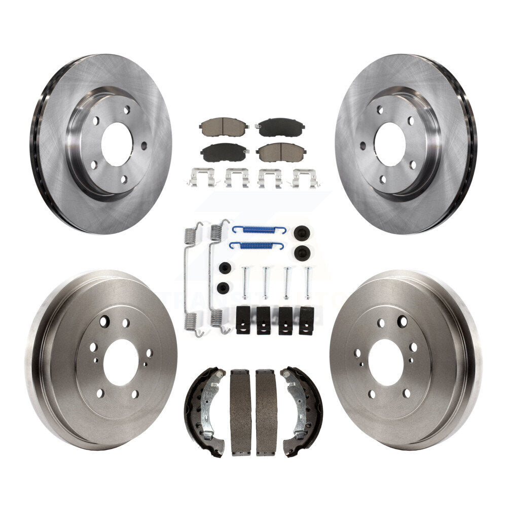 [Avant + Arrière] Kit de Disque et plaquette (céramique) de frein pour Nissan Sentra K8C-102336
