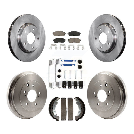 [Avant + Arrière] Kit de Disque et plaquette (céramique) de frein pour Nissan Sentra K8C-102336