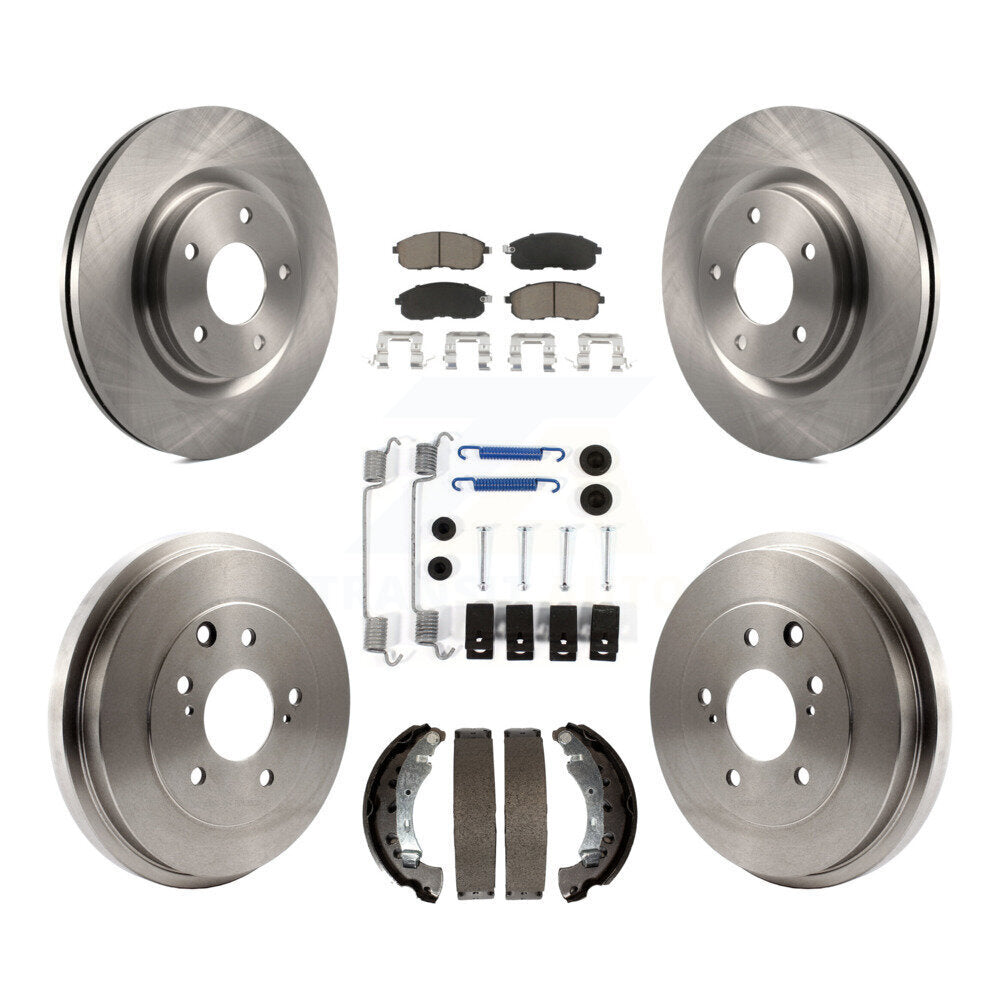 [Avant + Arrière] Kit de Disque et plaquette (céramique) de frein pour 2017-2019 Nissan Sentra Turbocharged K8C-102337