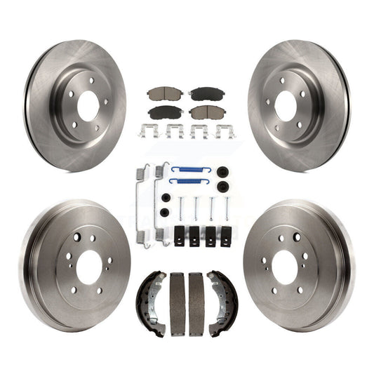 [Avant + Arrière] Kit de Disque et plaquette (céramique) de frein pour 2017-2019 Nissan Sentra Turbocharged K8C-102337