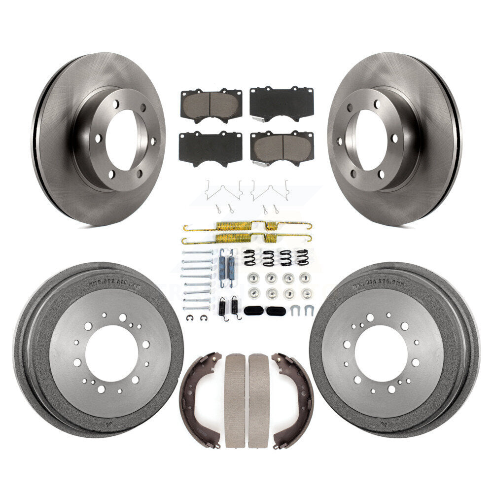 [Avant + Arrière] Kit de Disque et plaquette (céramique) de frein pour 2000-2002 Toyota Tundra 5.3" Plate longueur K8C-102338