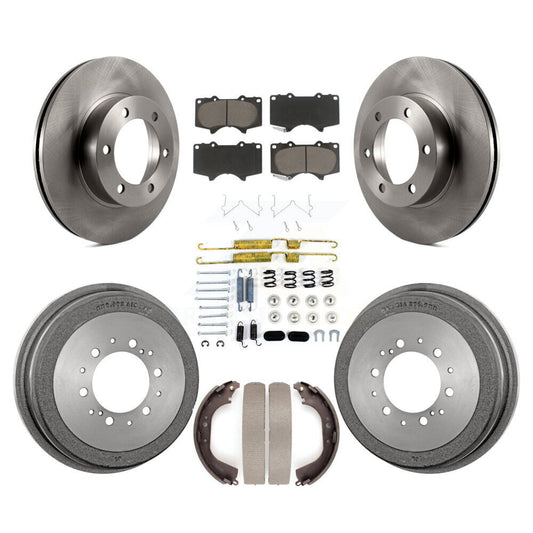 [Avant + Arrière] Kit de Disque et plaquette (céramique) de frein pour 2000-2002 Toyota Tundra 5.3" Plate longueur K8C-102338
