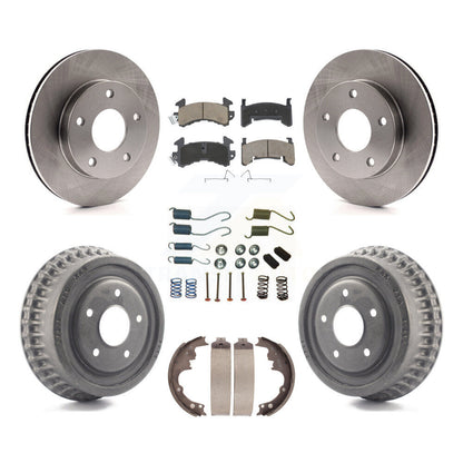 [Avant + Arrière] Kit de Disque et plaquette (céramique) de frein pour Chevrolet S10 Blazer GMC S15 Jimmy Sonoma Buick Riviera Oldsmobile Toronado Syclone Bravada K8C-102340