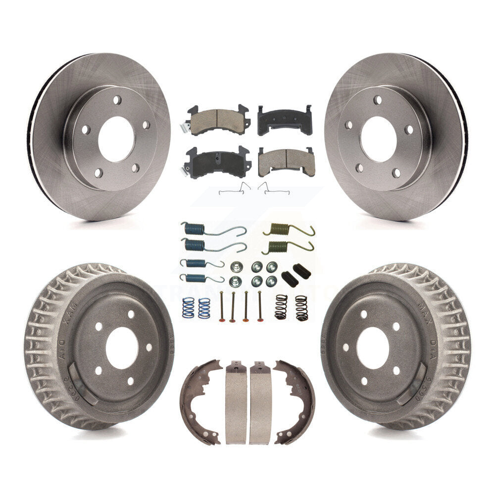 [Avant + Arrière] Kit de Disque et plaquette (céramique) de frein pour Chevrolet S10 GMC Sonoma Blazer Jimmy Oldsmobile Bravada Typhoon K8C-102341