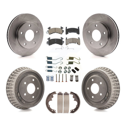 [Avant + Arrière] Kit de Disque et plaquette (céramique) de frein pour Chevrolet S10 GMC Sonoma Blazer Jimmy Oldsmobile Bravada Typhoon K8C-102341
